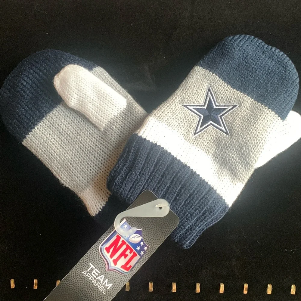 Fleece Lined Jacquard Mitten Kids